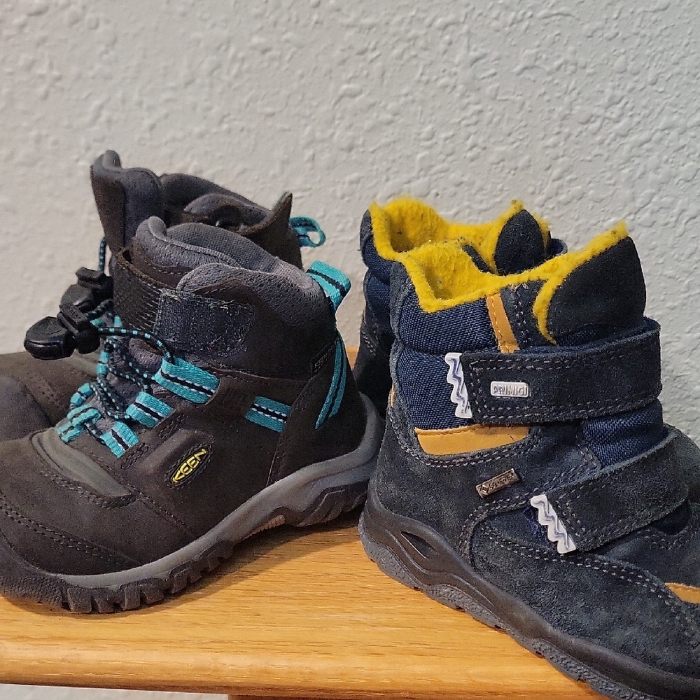 Lot Of Primigi And KEEN waterproof Boots